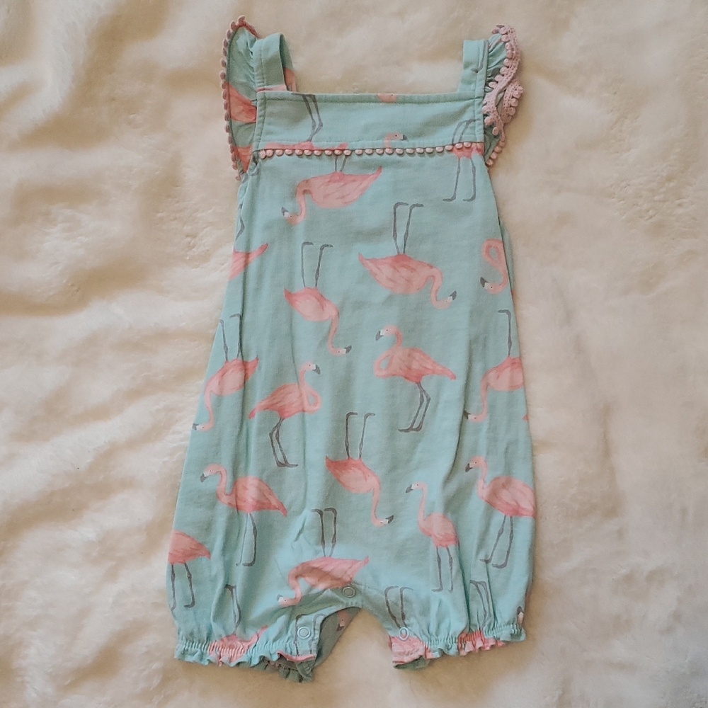 Carter's Flamingo Print Baby Romper, 18 Months